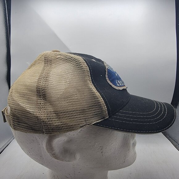 The Point Lake Powell Trucker Hat Black Tan Adjustable Casual Outdoors Comfort - Picture 4 of 9